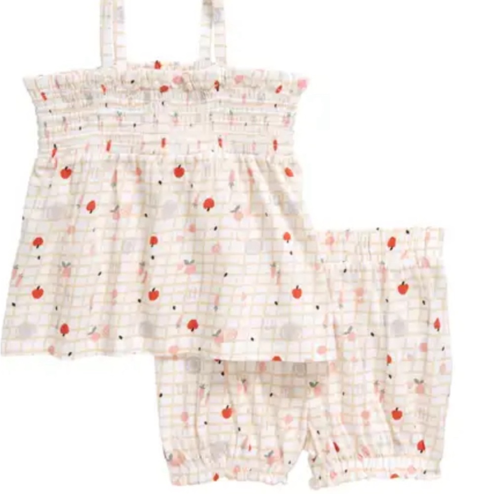 Nordstroms Smocked Tank and Short Set. Size 3 months.